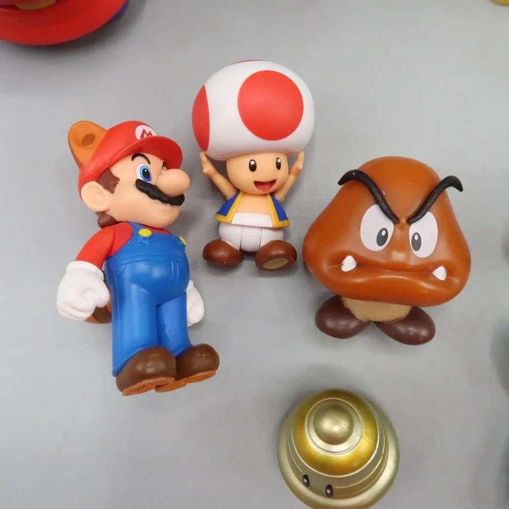 Lot of Super Mario Bros Figures Playset Pieces Yoshi Desert Diorama Piranha Plan